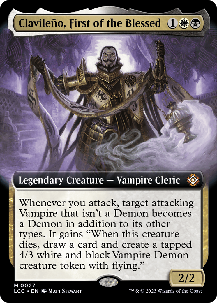 Clavileno, First of the Blessed (Extended Art) [The Lost Caverns of Ixalan Commander] | Cracking-Singles