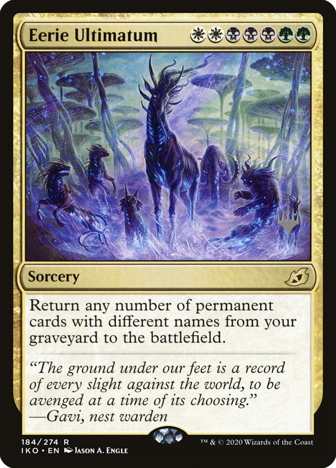 Eerie Ultimatum (Promo Pack) [Ikoria: Lair of Behemoths Promos] | Cracking-Singles