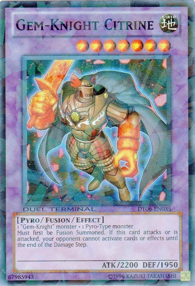 Gem-Knight Citrine [DT06-EN035] Super Rare | Cracking-Singles