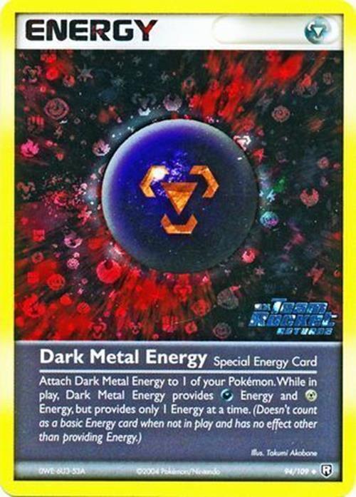 Dark Metal Energy (94/109) (Stamped) [EX: Team Rocket Returns] | Cracking-Singles