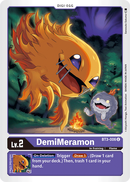 DemiMeramon [BT3-006] [Release Special Booster Ver.1.5] | Cracking-Singles