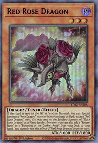 Red Rose Dragon (Blue) [LDS2-EN108] Ultra Rare | Cracking-Singles