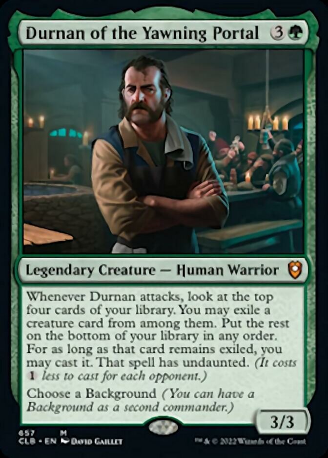 Durnan of the Yawning Portal [Commander Legends: Battle for Baldur's Gate] | Cracking-Singles