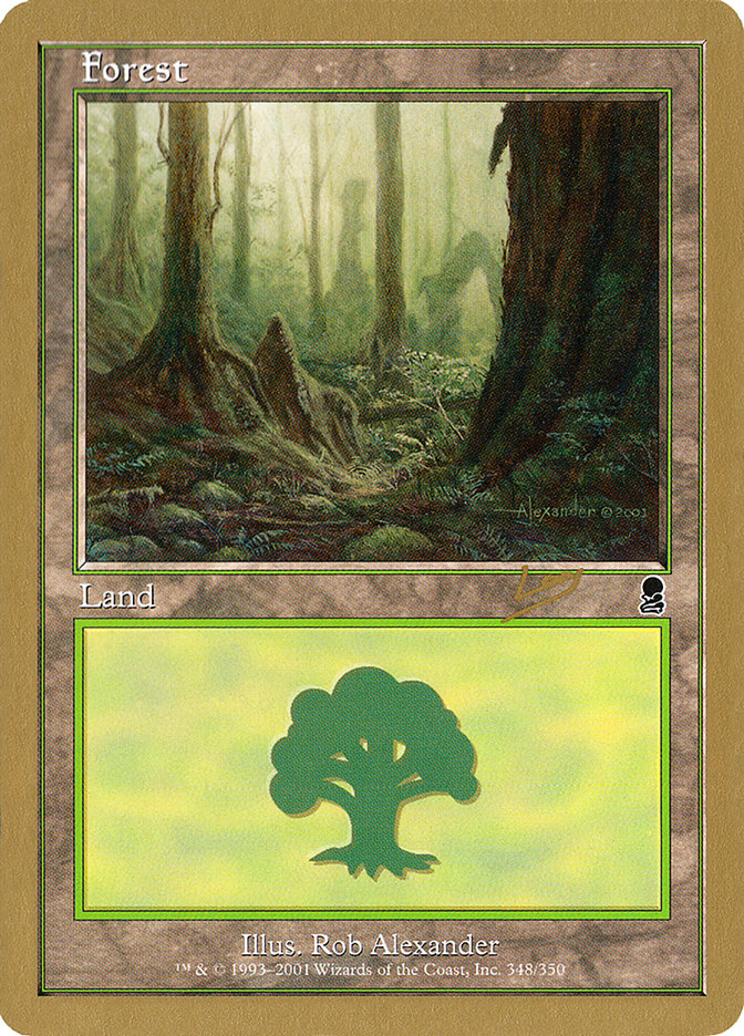 Forest (rl348) (Raphael Levy) [World Championship Decks 2002] | Cracking-Singles