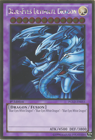 Blue-Eyes Ultimate Dragon [PGLD-EN055] Gold Rare | Cracking-Singles