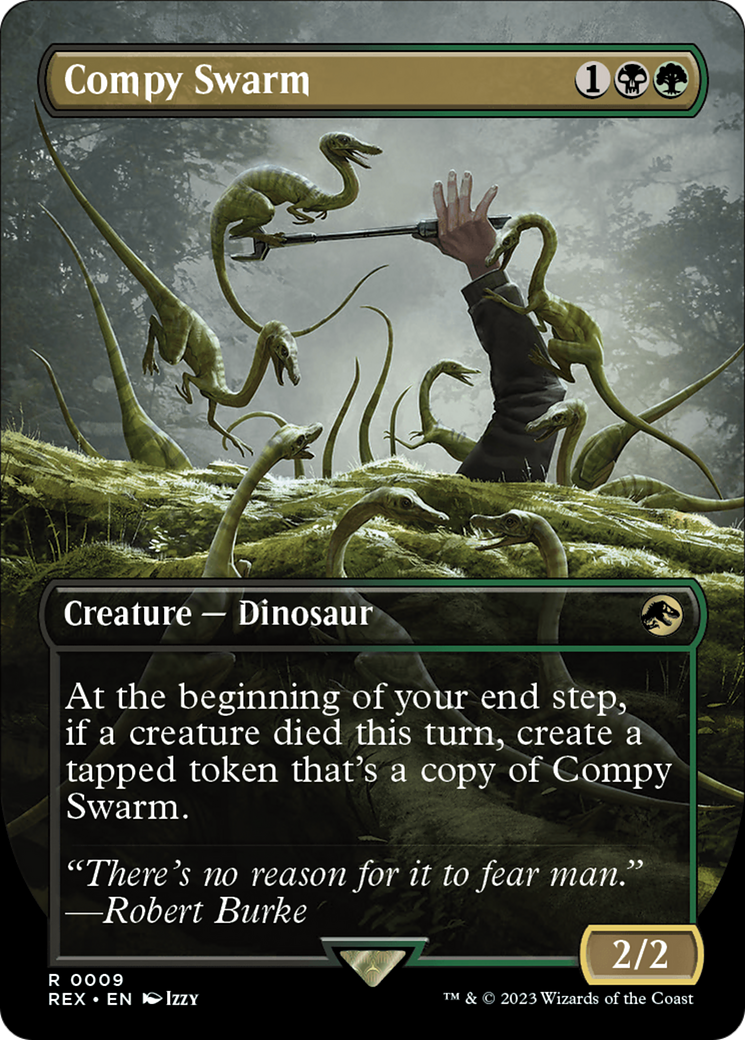 Compy Swarm (Borderless) [Jurassic World Collection] | Cracking-Singles