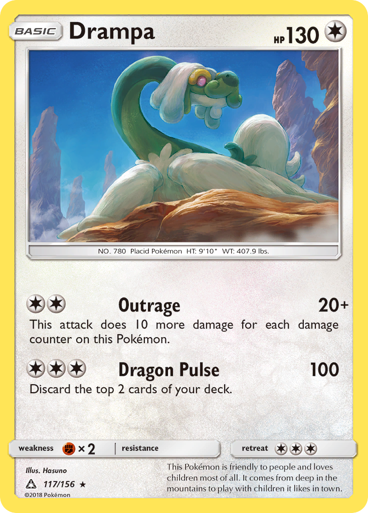 Drampa (117/156) [Sun & Moon: Ultra Prism] | Cracking-Singles