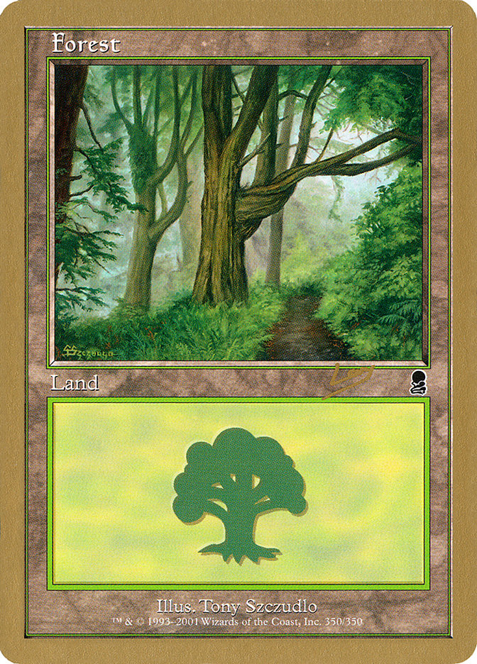 Forest (rl350) (Raphael Levy) [World Championship Decks 2002] | Cracking-Singles