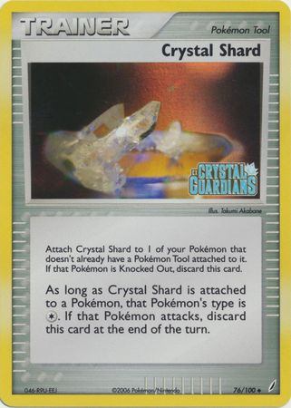 Crystal Shard (76/100) (Stamped) [EX: Crystal Guardians] | Cracking-Singles