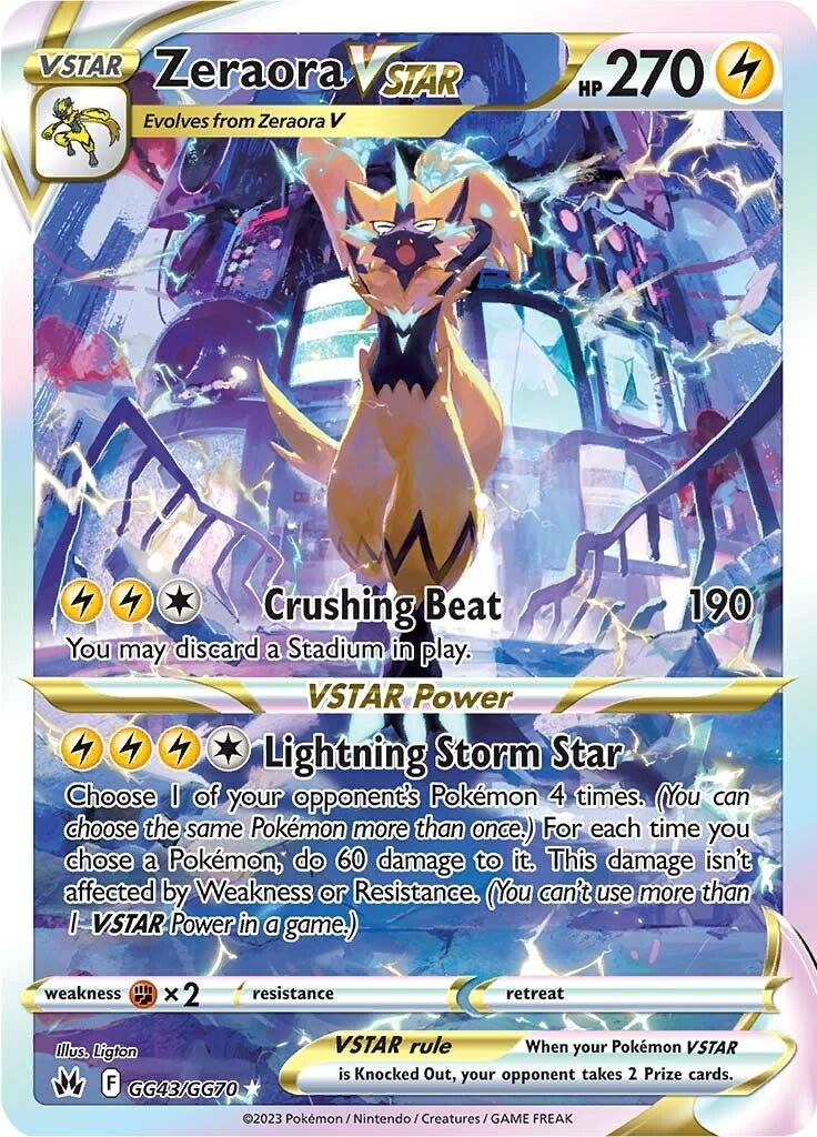 Zeraora VSTAR (GG43/GG70) [Sword & Shield: Crown Zenith] | Cracking-Singles