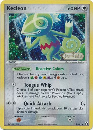 Kecleon (37/92) (Stamped) [EX: Legend Maker] | Cracking-Singles