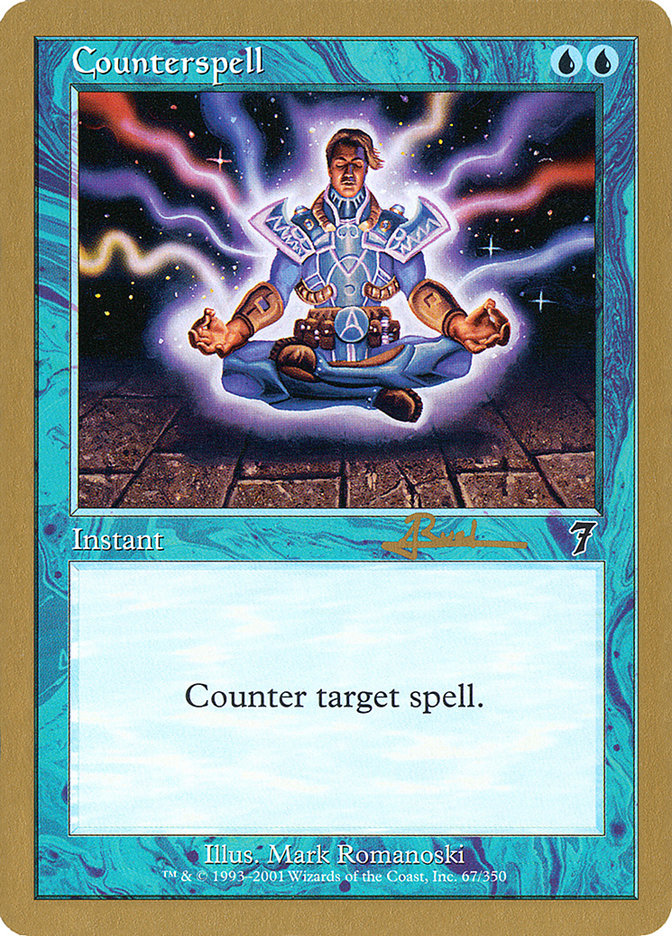 Counterspell (Antoine Ruel) (7ED) [World Championship Decks 2001] | Cracking-Singles