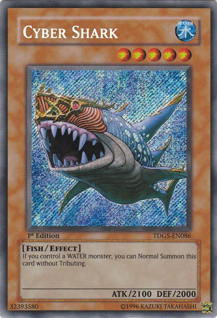 Cyber Shark [TDGS-EN086] Secret Rare | Cracking-Singles