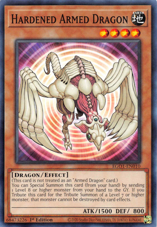 Hardened Armed Dragon [EGO1-EN010] Common | Cracking-Singles