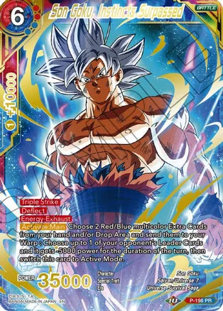 Son Goku, Instincts Surpassed (Gold Stamped) [P-198] | Cracking-Singles