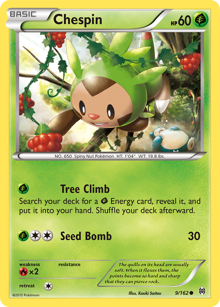 Chespin (9/162) [XY: BREAKthrough] | Cracking-Singles