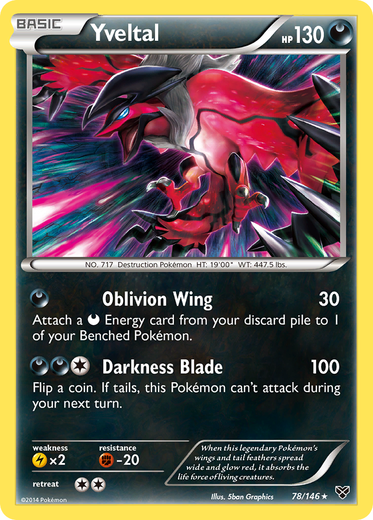 Yveltal (78/146) [XY: Base Set] | Cracking-Singles