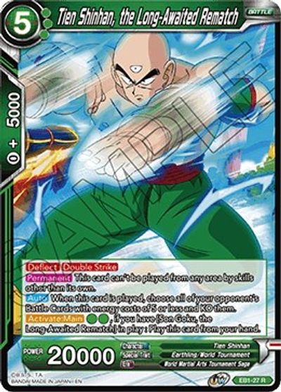 Tien Shinhan, the Long-Awaited Rematch (EB1-027) [Battle Evolution Booster] | Cracking-Singles