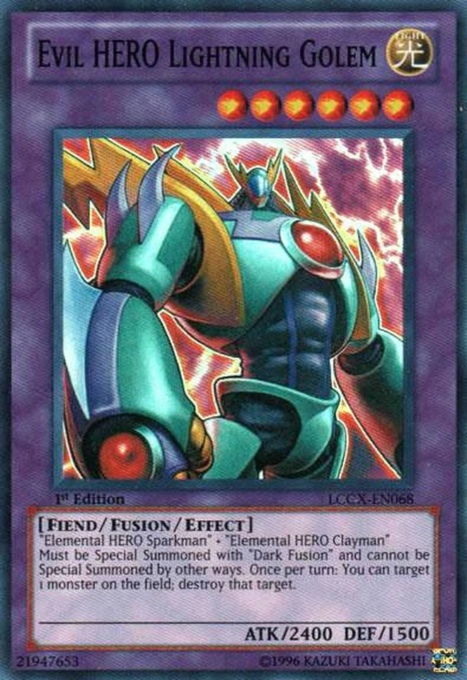 Evil HERO Lightning Golem [LCGX-EN068] Super Rare | Cracking-Singles