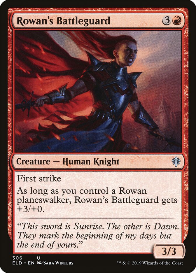 Rowan's Battleguard [Throne of Eldraine] | Cracking-Singles