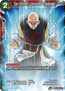 Tien Shinhan, Universe 7 Challenger (BT14-010) [Cross Spirits] | Cracking-Singles