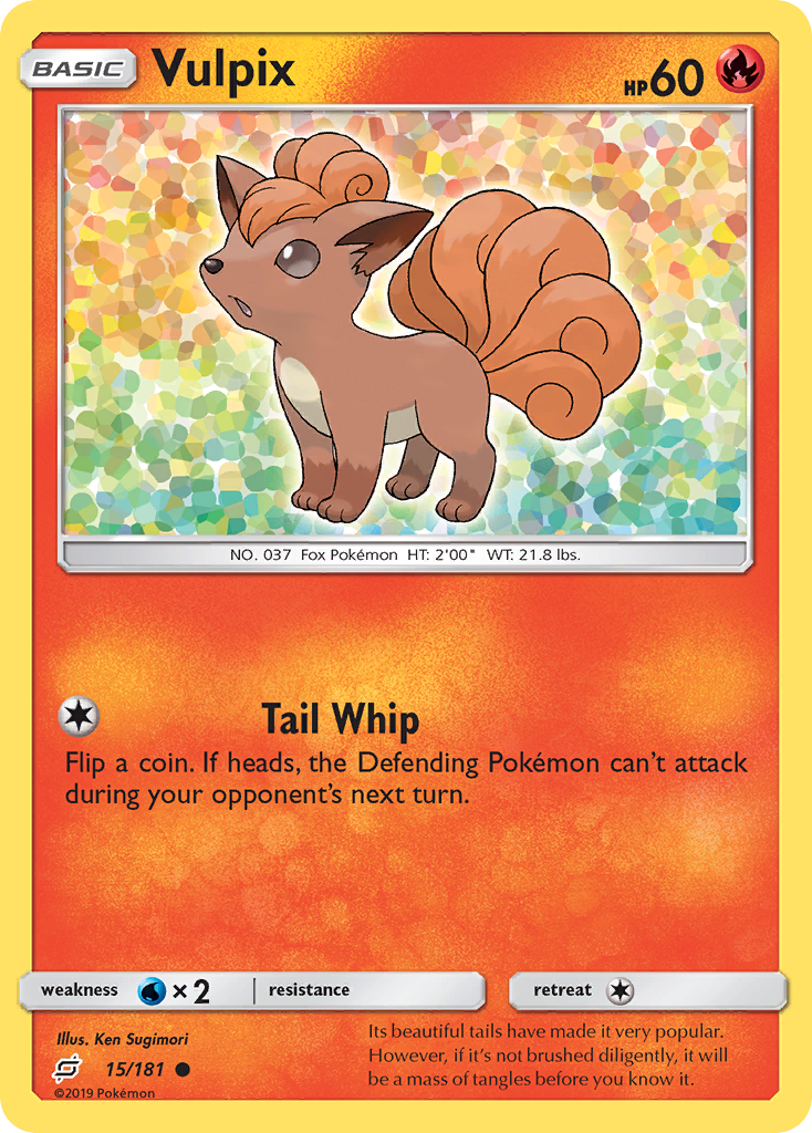 Vulpix (15/181) [Sun & Moon: Team Up] | Cracking-Singles