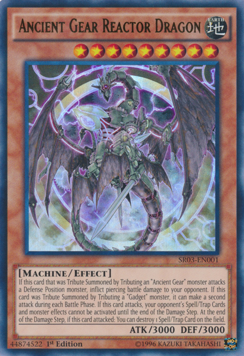 Ancient Gear Reactor Dragon [SR03-EN001] Ultra Rare | Cracking-Singles