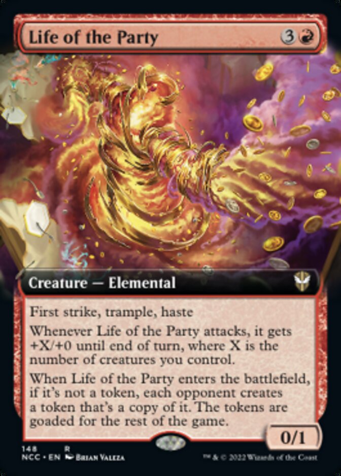 Life of the Party (Extended Art) [Streets of New Capenna Commander] | Cracking-Singles