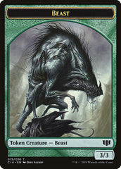 Elemental // Beast (019/036) Double-sided Token [Commander 2014 Tokens] | Cracking-Singles