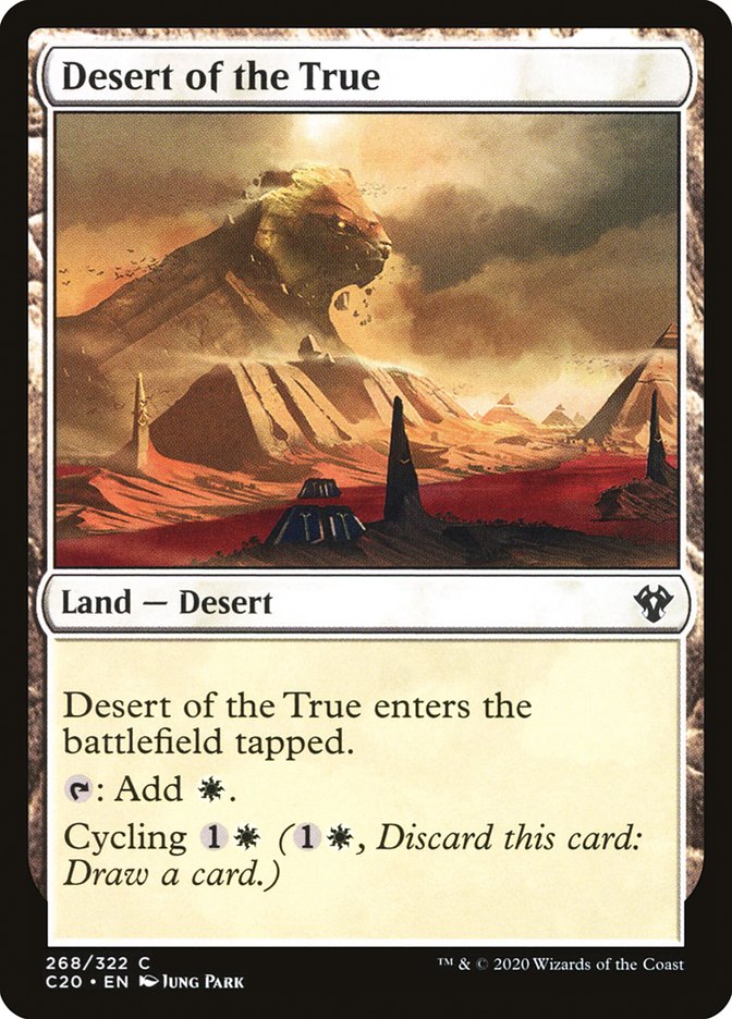 Desert of the True [Commander 2020] | Cracking-Singles