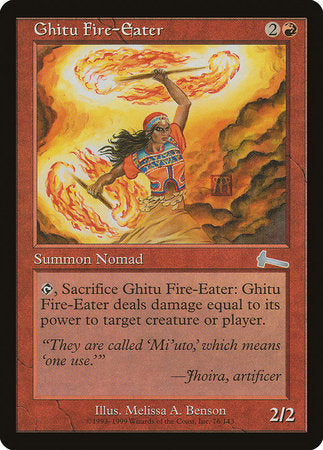 Ghitu Fire-Eater [Urza's Legacy] | Cracking-Singles