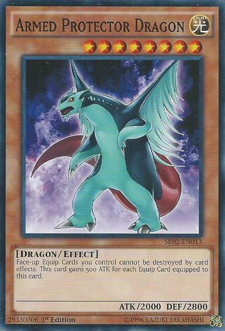 Armed Protector Dragon [SR02-EN013] Common | Cracking-Singles