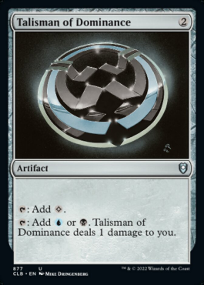 Talisman of Dominance [Commander Legends: Battle for Baldur's Gate] | Cracking-Singles