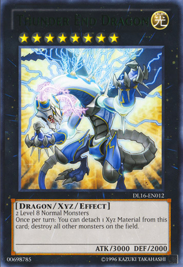 Thunder End Dragon (Green) [DL16-EN012] Rare | Cracking-Singles