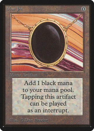 Mox Jet [Limited Edition Beta] | Cracking-Singles