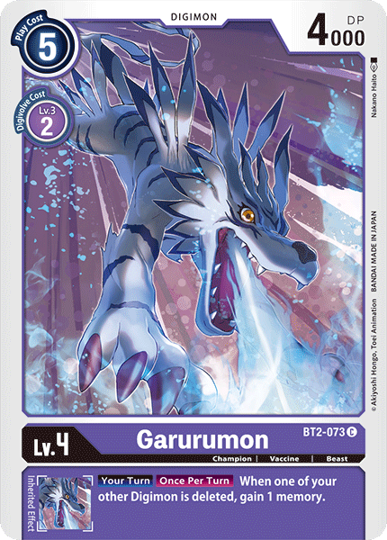 Garurumon [BT2-073] [Release Special Booster Ver.1.0] | Cracking-Singles