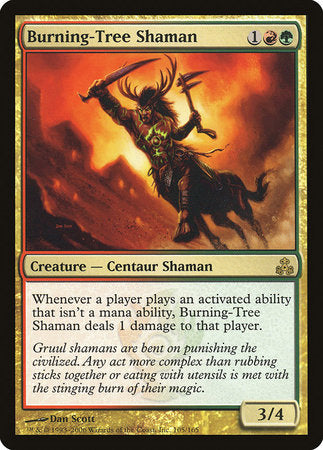 Burning-Tree Shaman [Guildpact] | Cracking-Singles