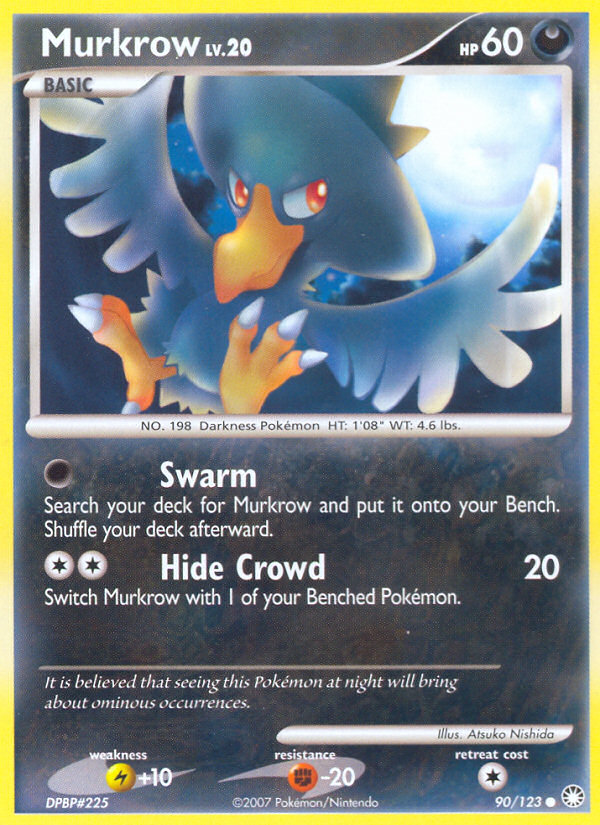 Murkrow (90/123) [Diamond & Pearl: Mysterious Treasures] | Cracking-Singles