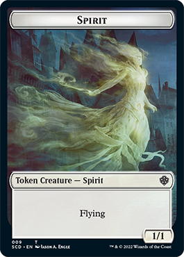 Bird // Spirit Double-Sided Token [Starter Commander Decks] | Cracking-Singles