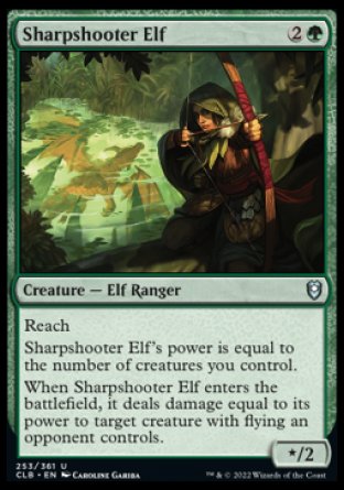 Sharpshooter Elf [Commander Legends: Battle for Baldur's Gate] | Cracking-Singles