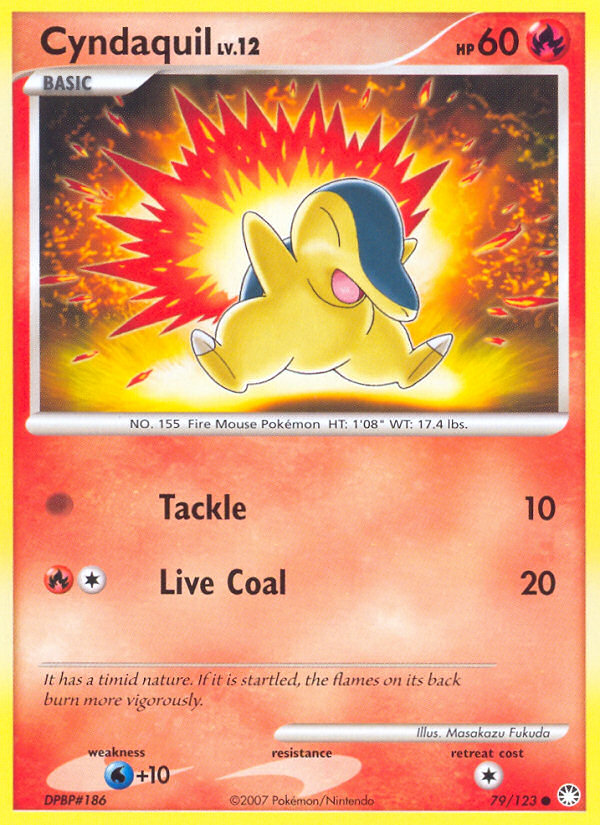 Cyndaquil (79/123) [Diamond & Pearl: Mysterious Treasures] | Cracking-Singles