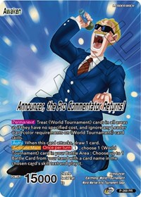 Announcer // Announcer, the Pro Commentator Returns! (P-269) [Promotion Cards] | Cracking-Singles