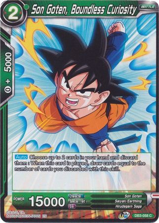 Son Goten, Boundless Curiosity [DB3-058] | Cracking-Singles