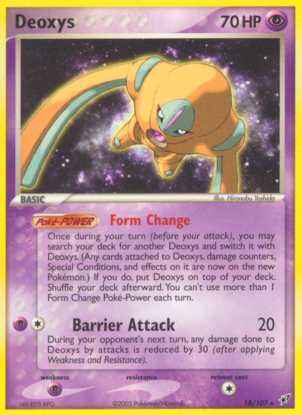 Deoxys (18/107) [EX: Deoxys] | Cracking-Singles