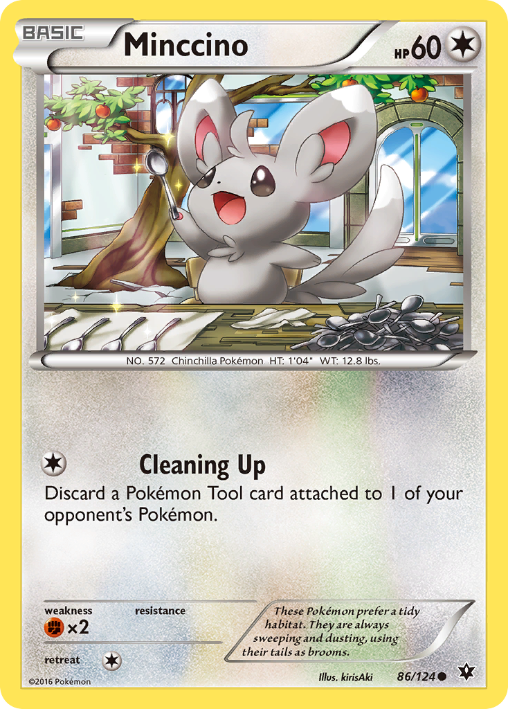 Minccino (86/124) [XY: Fates Collide] | Cracking-Singles