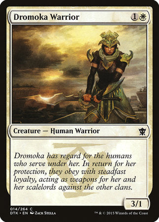 Dromoka Warrior [Dragons of Tarkir] | Cracking-Singles