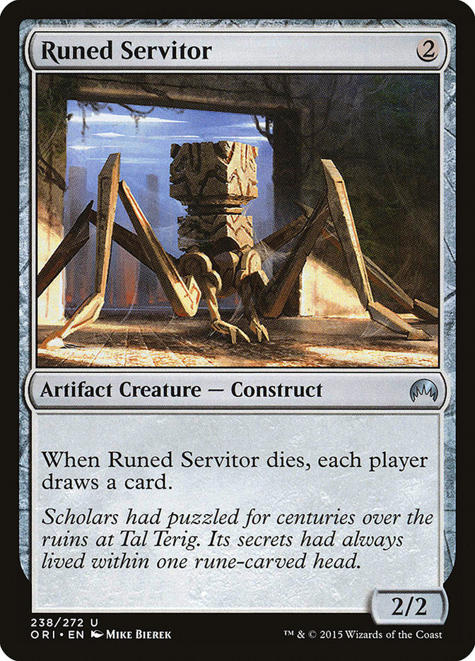 Runed Servitor [Magic Origins] | Cracking-Singles