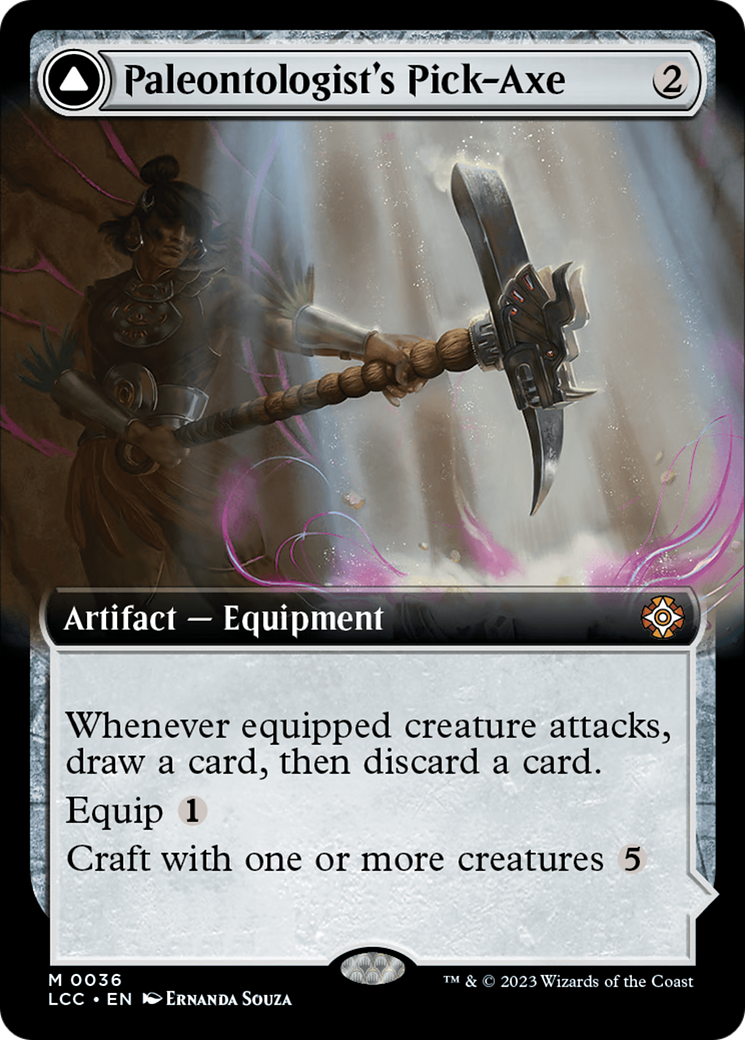 Paleontologist's Pick-Axe (Extended Art) [The Lost Caverns of Ixalan Commander] | Cracking-Singles