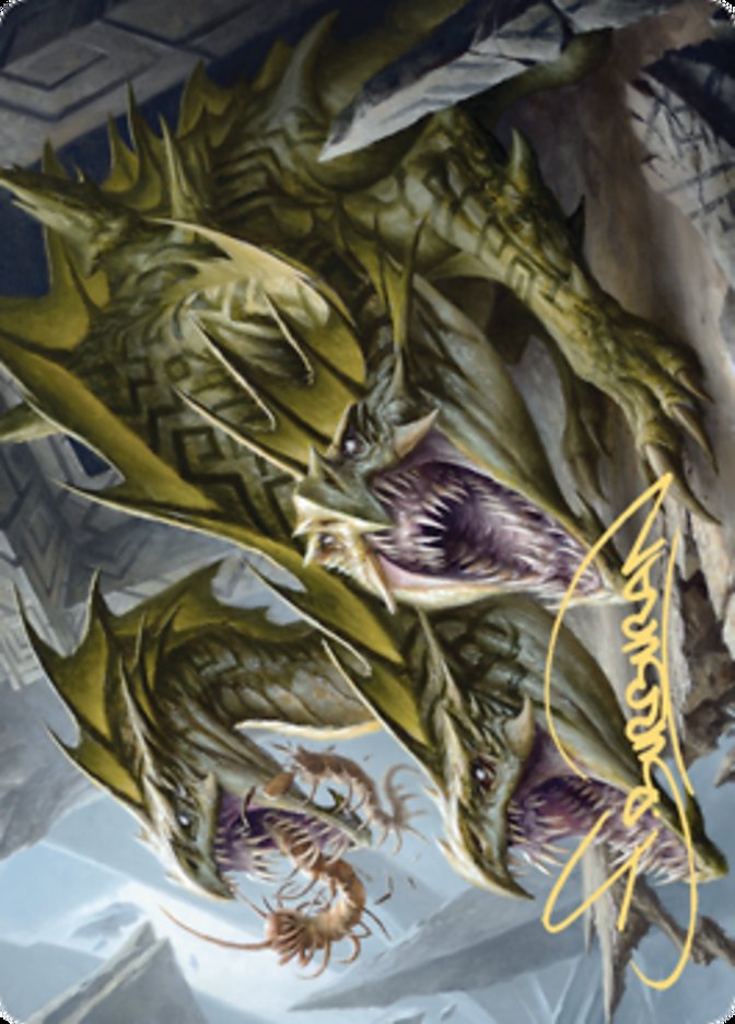 Grakmaw, Skyclave Ravager Art Card [Zendikar Rising Art Series] | Cracking-Singles