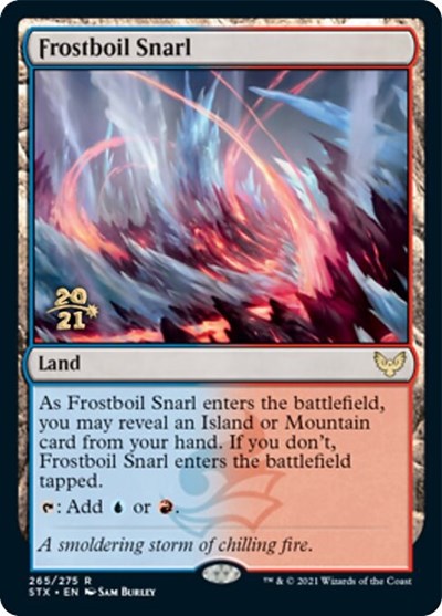 Frostboil Snarl [Strixhaven: School of Mages Prerelease Promos] | Cracking-Singles